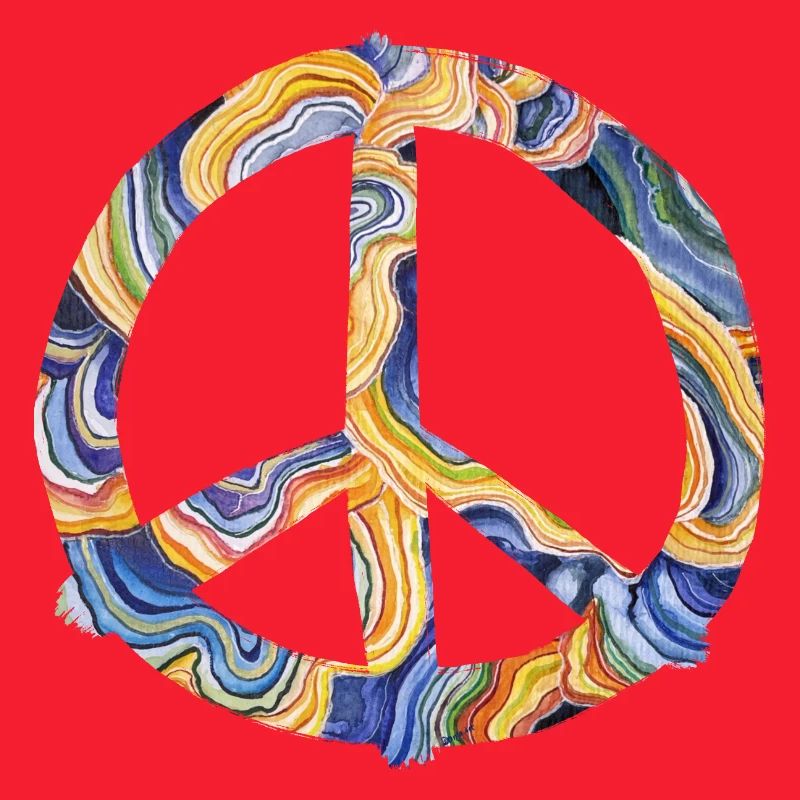 Regenbogen Frieden Symbol