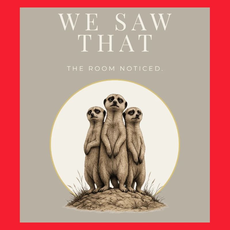 On a vu ce trio de suricates