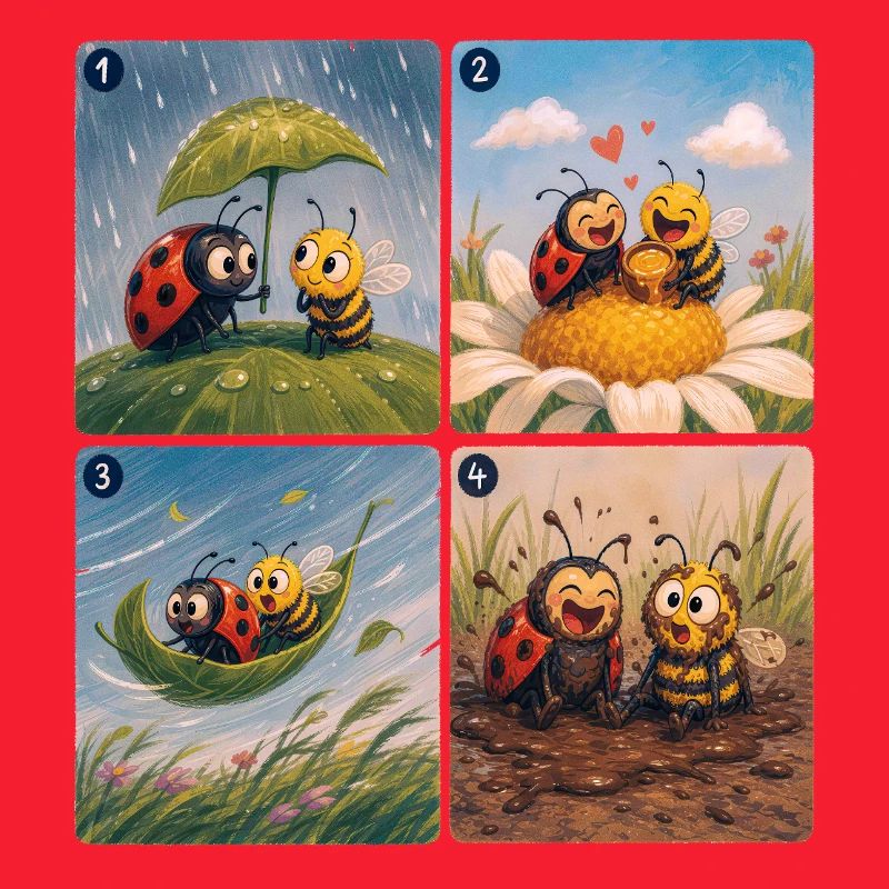 Ladybug und Bee: Eine schöne Freundschaft