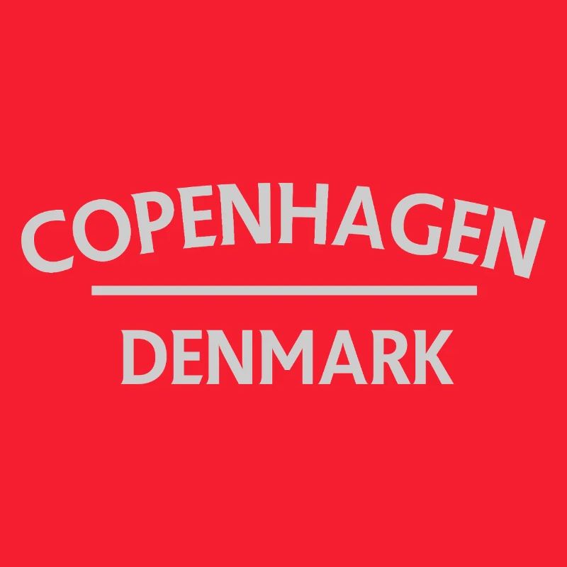 Copenhague – Danemark Textdesign