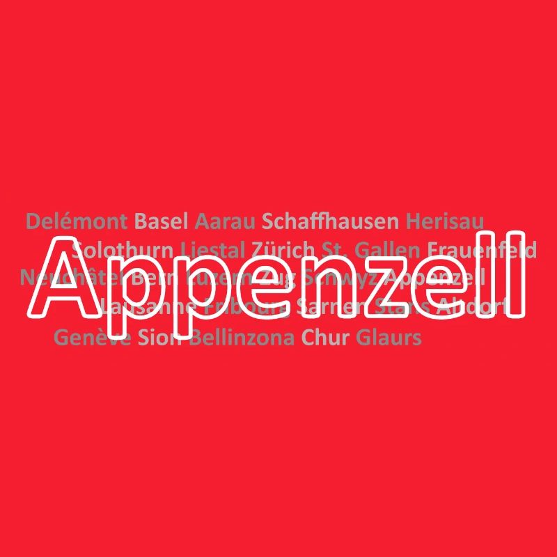 Schweizer Städte Appenzell