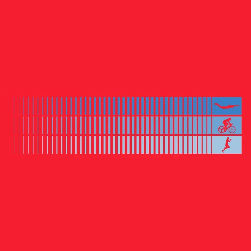 Dégradé azur code-barres oiseau