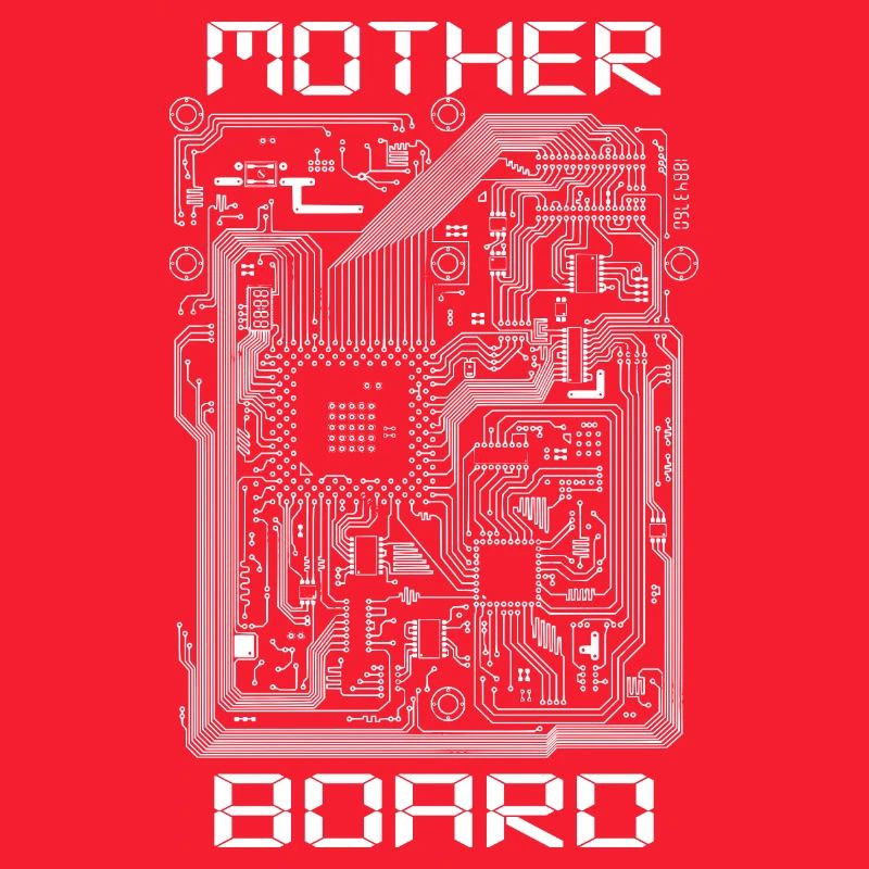 Motherboard Computer Graphic Design
