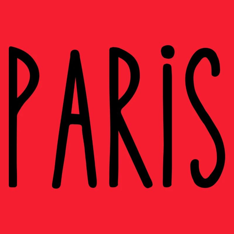 Paris Typography Design – Elegant & Chic Graphic