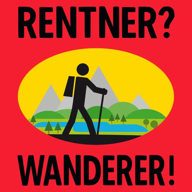 Rentner Wanderer Geschenk Opa