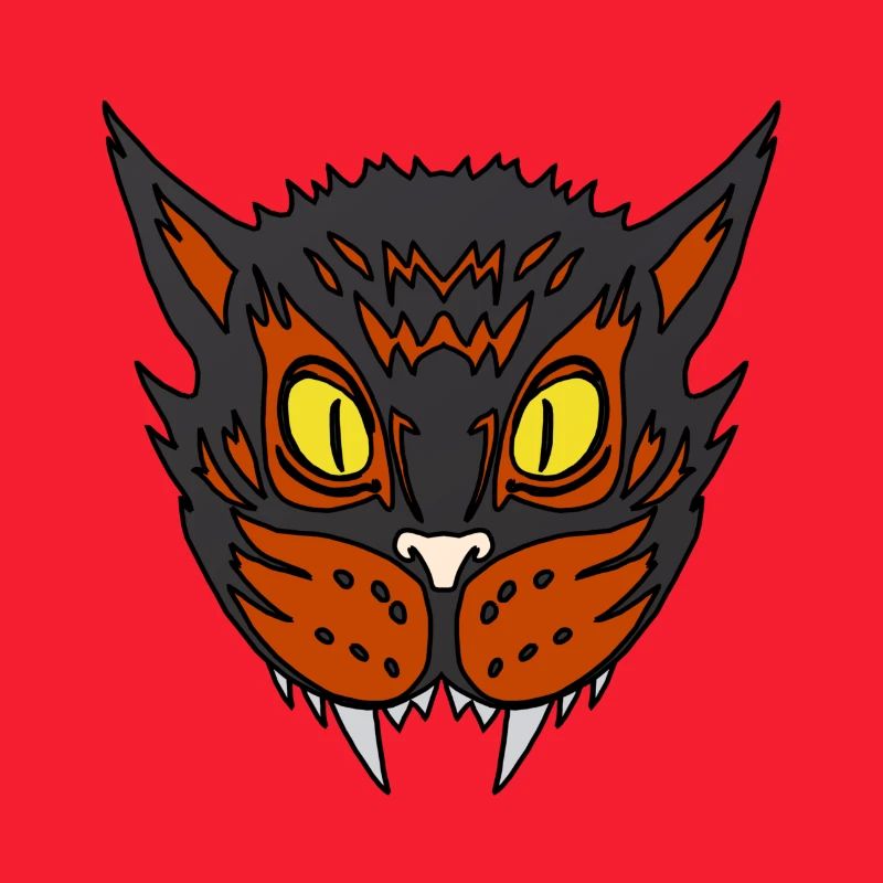 Chat effrayé
