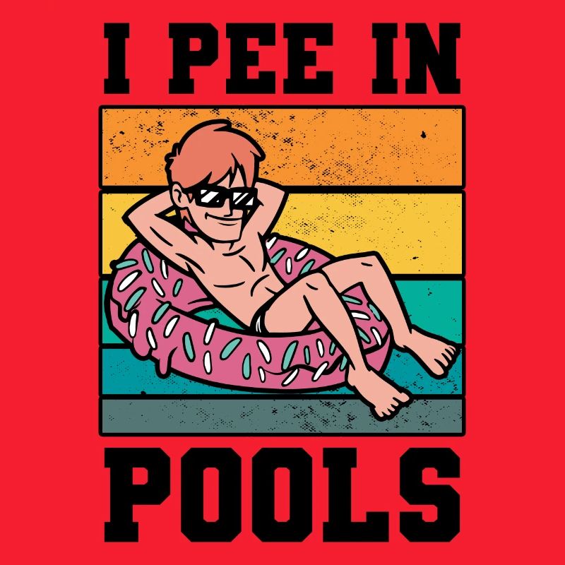 Je fais dans les piscines drôle de compagnon de piscine