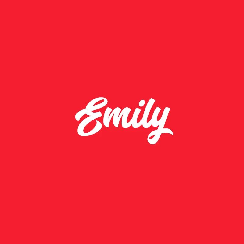 Emily Custom Text Geburtstagsname