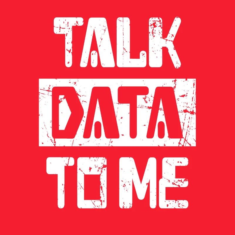 Sprechen Sie mit mir über Daten IT-Datenwissenschaftler Geschenk