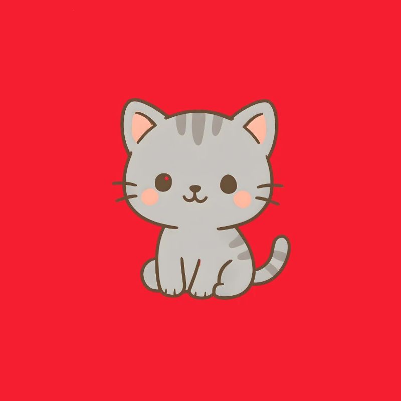 Conception de motif électrique de chat mignon
