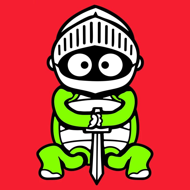 Turtle Knight Épée Fighter Armure Casque