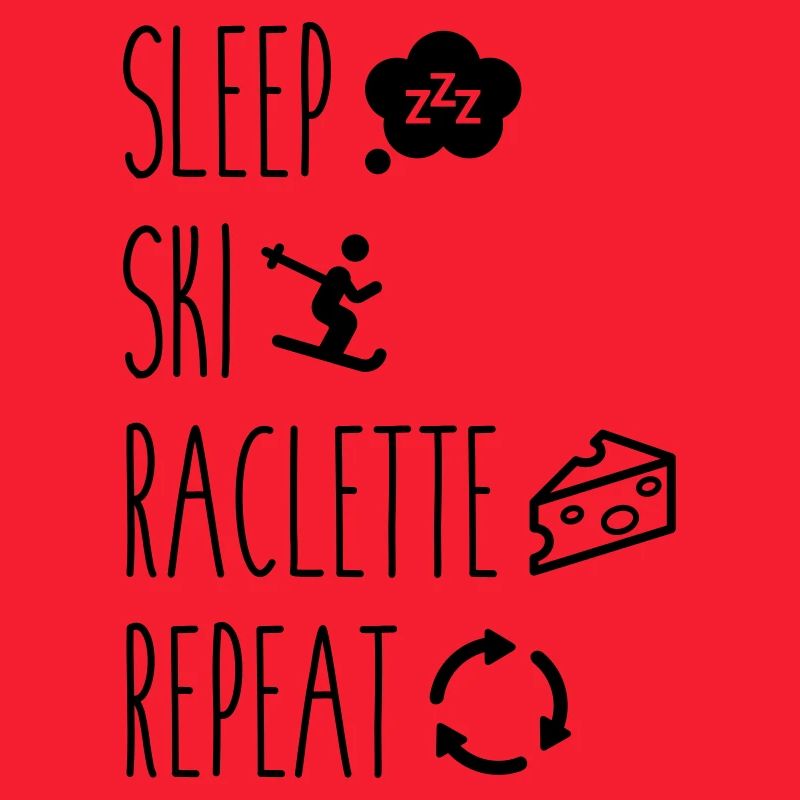 Sleep squeegee ski repeat