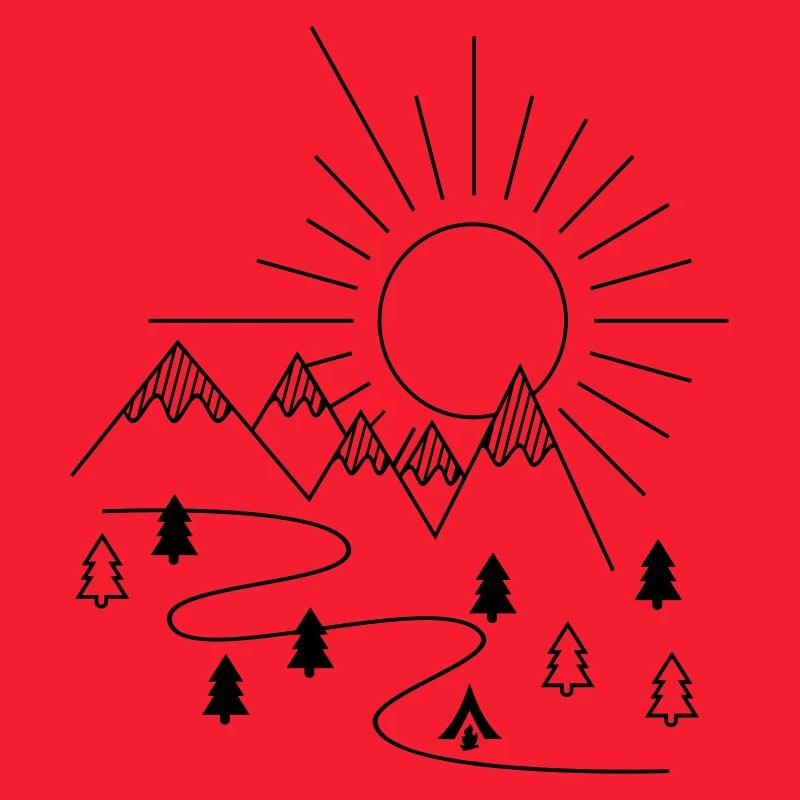 Camping in the mountains