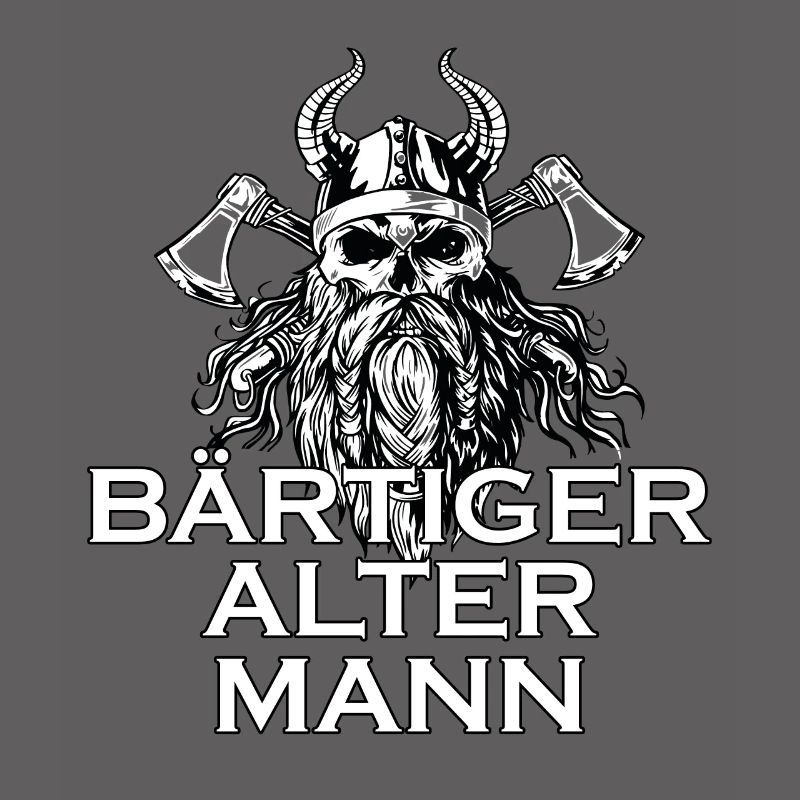 Wikinger Mann Bart Spruch Geschenkidee