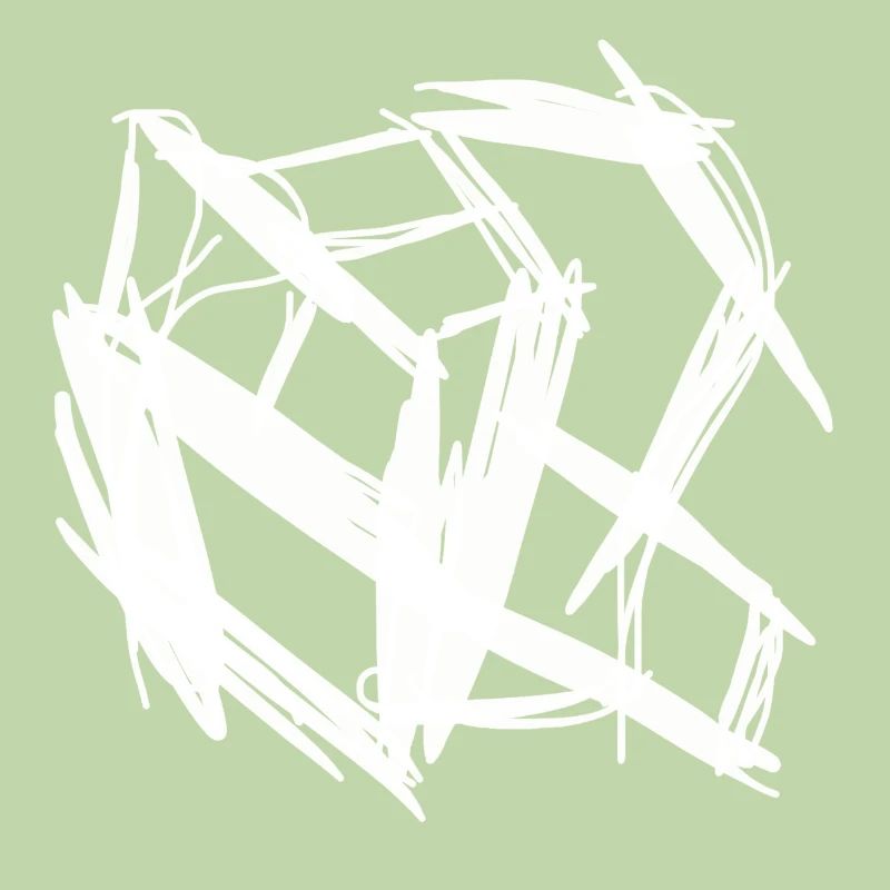Abstraction blanche : le cube blanc