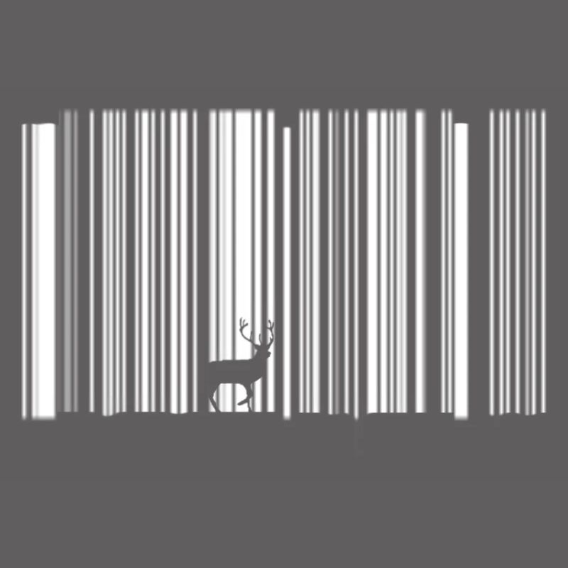 Barcode deer forest