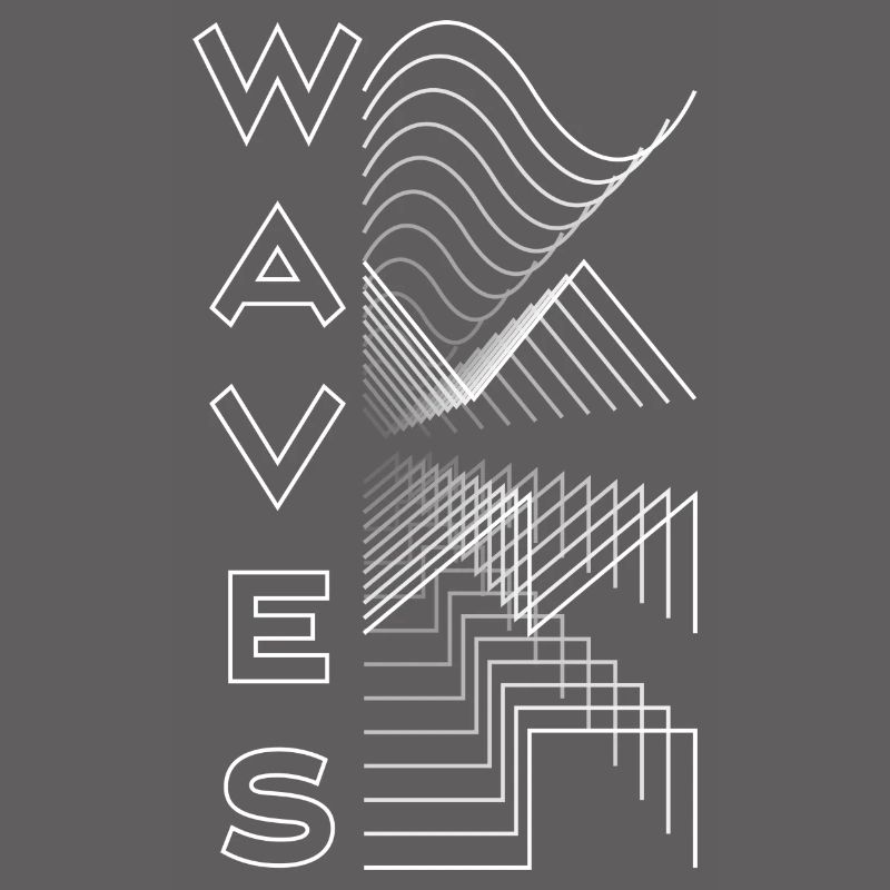 Waves Waves Waveform Audio Analogique Design Modular Gift