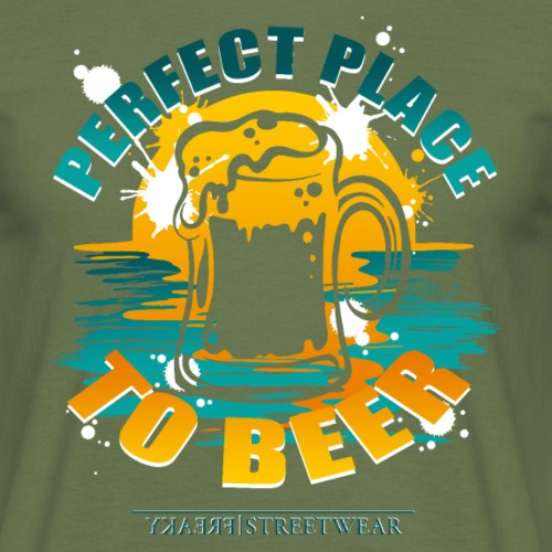 a perfect place to beer - Männer T-Shirt