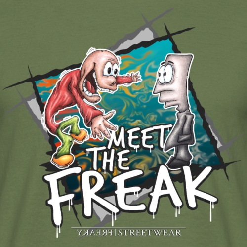 meet the freak - Männer T-Shirt
