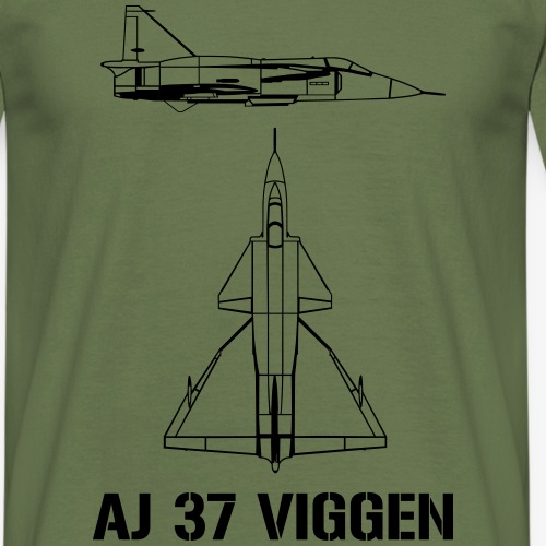 AJ 37 VIGGEN - T-shirt herr