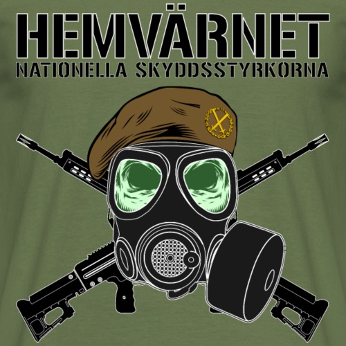 Hemvärnet - Skyddsmask 90 + Ak 4C - T-shirt herr