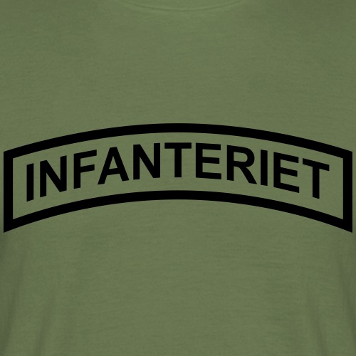 INFANTERIET enfärgad - T-shirt herr