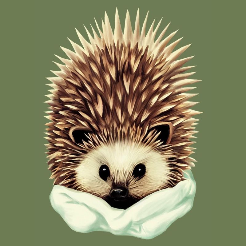 gemütlicher Igel