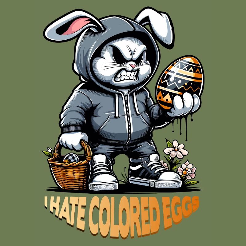 I hate colored eggs