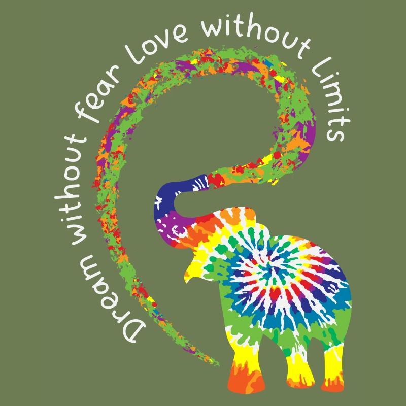 Love without limits elephant LGBT Pride