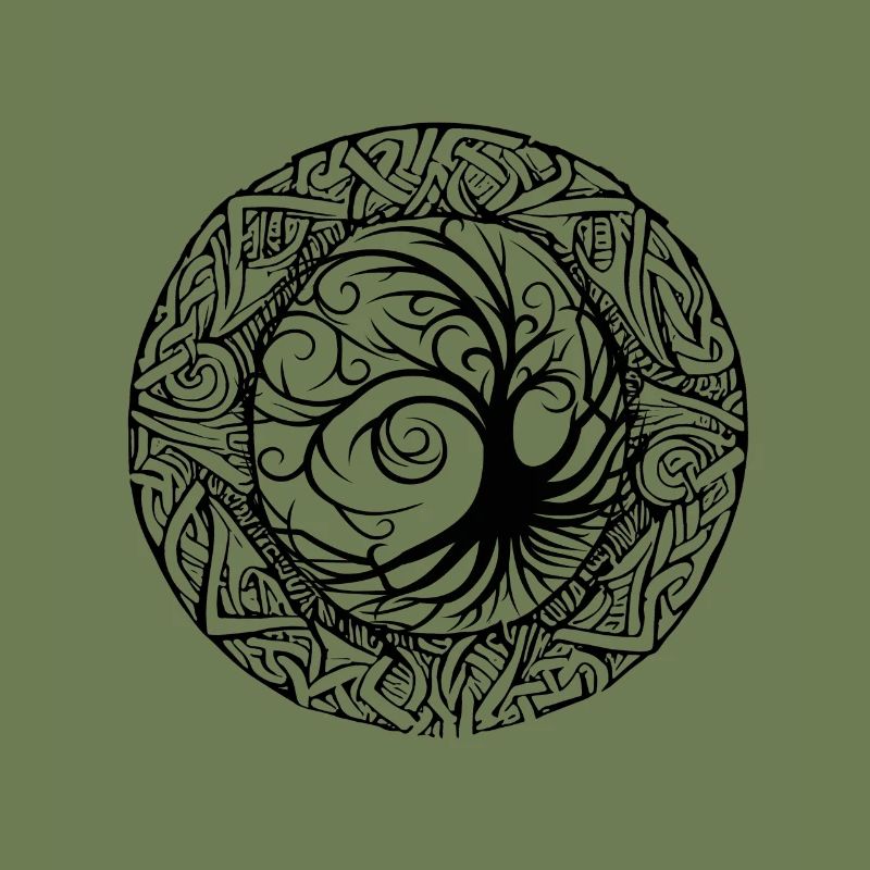 Celtic Ireland Celtic Knot Pattern Tree