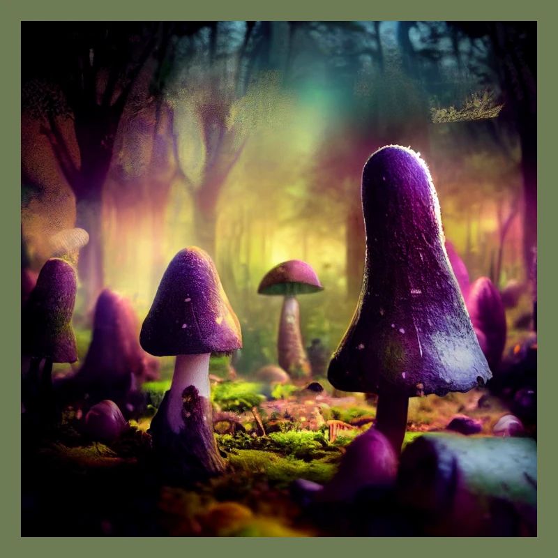 Forêt de champignons