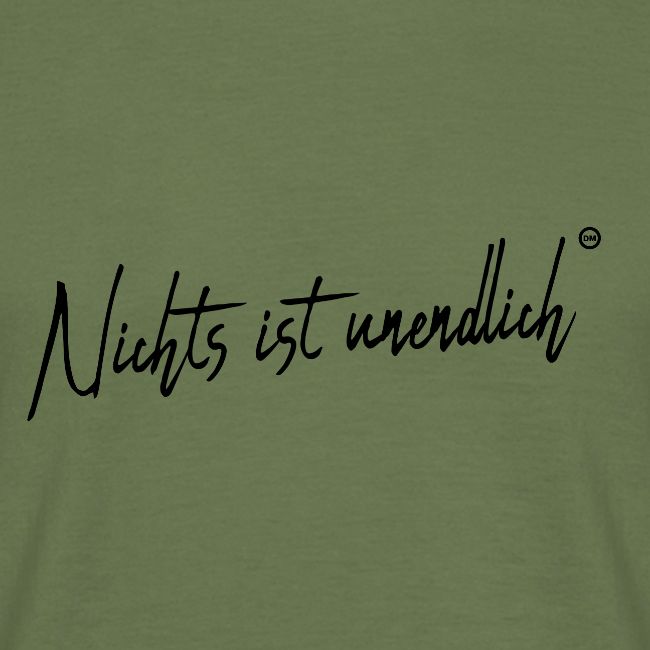 Nichts ist unendlich