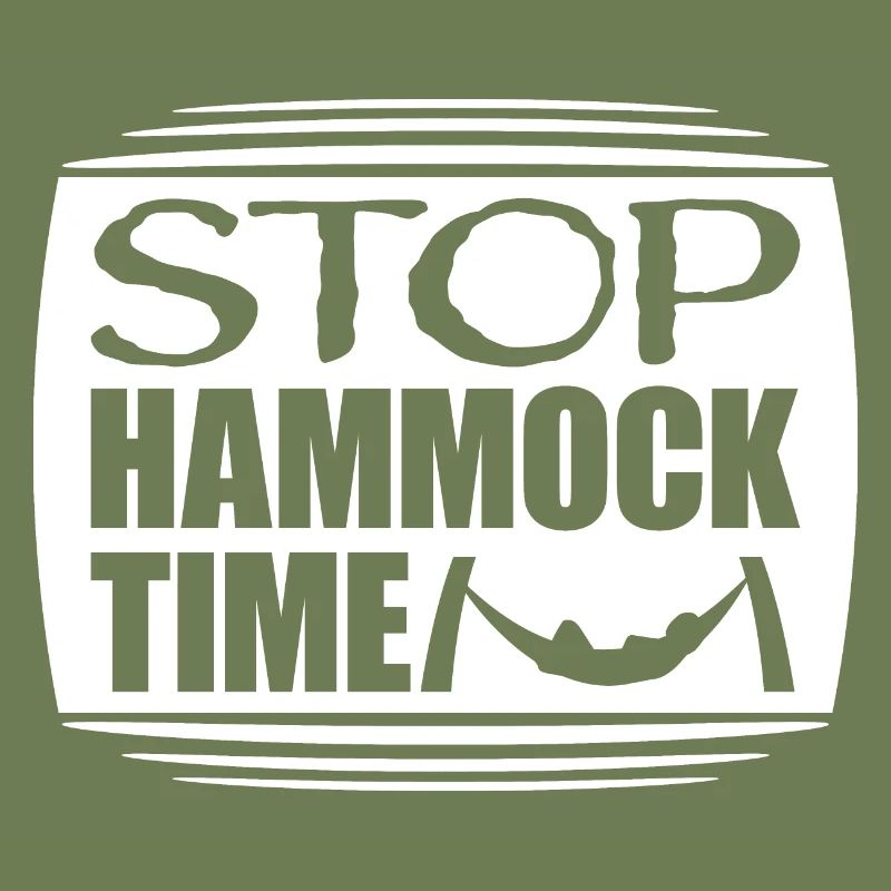 Funny Stop Hammock Time Relaxing Sleeping Camping