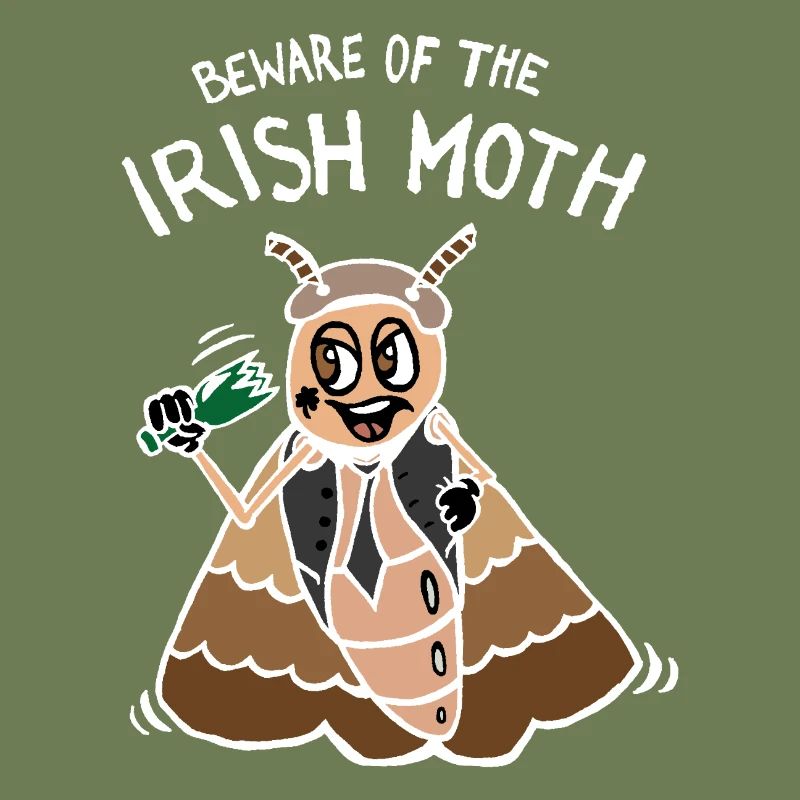 Méfiez-vous de l’Irish Moth / Mob (Blanc)