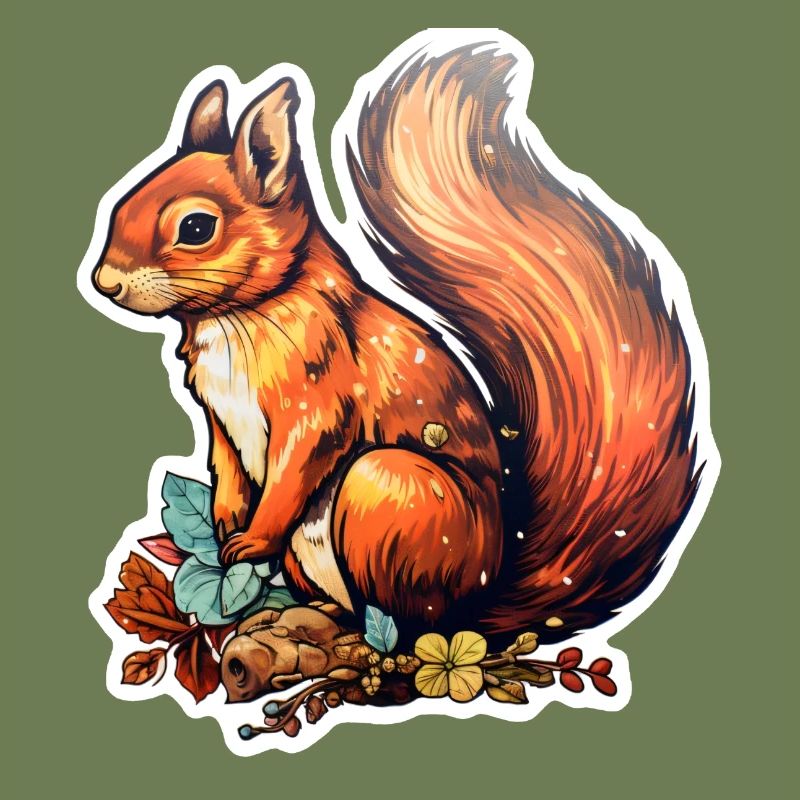 Eichhörnchen putzig