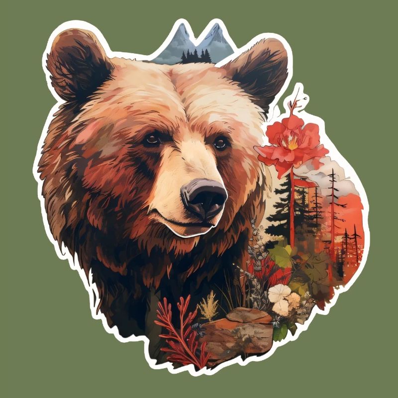 Bär in der Wildnis