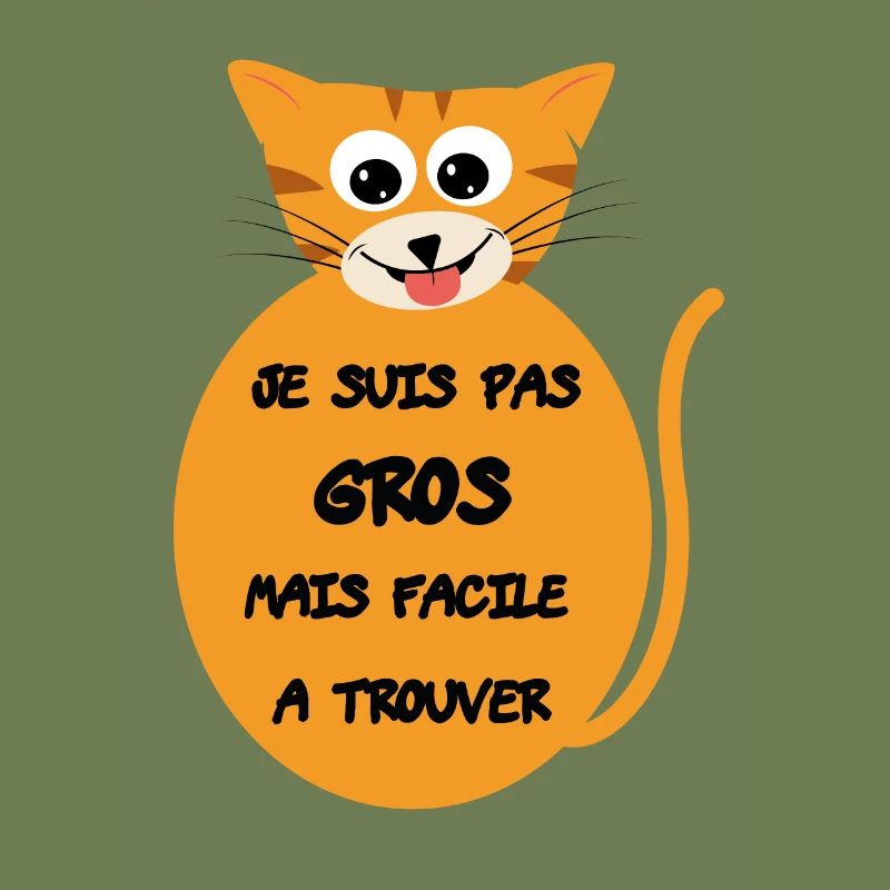 Chat enrobé mignon