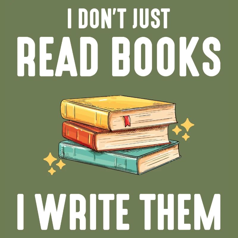 I Don't Just Read Books I Write Them, author write