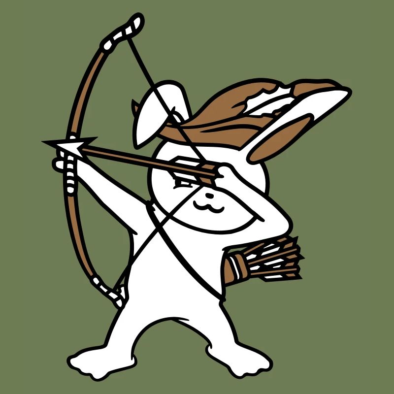 Rabbit Archer Medieval Arrow Bow Shooting