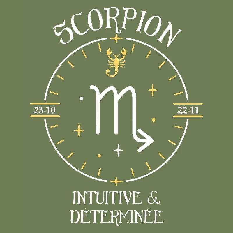 Du signe du Scorpion - Intuitive et déterminée