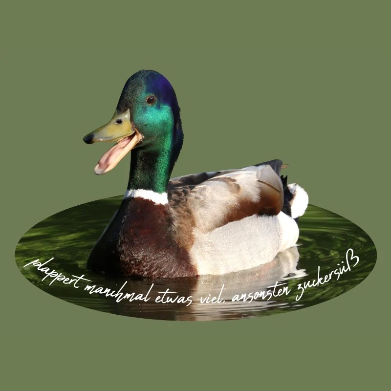 Plappermaul babble chatter duck