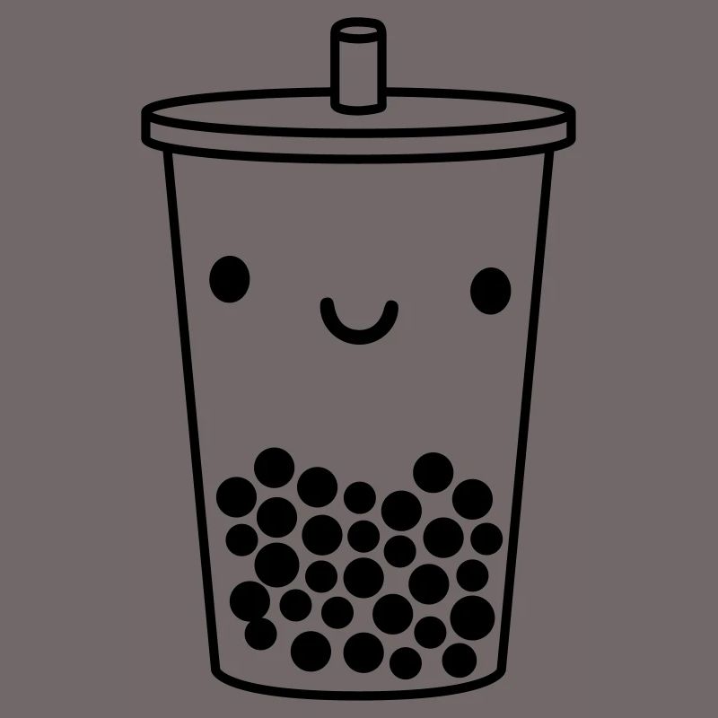 cute bubble tea mug
