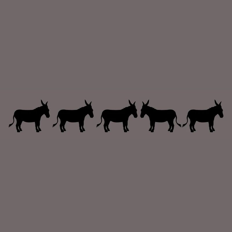 anders be different esel pferd pony klein packesel