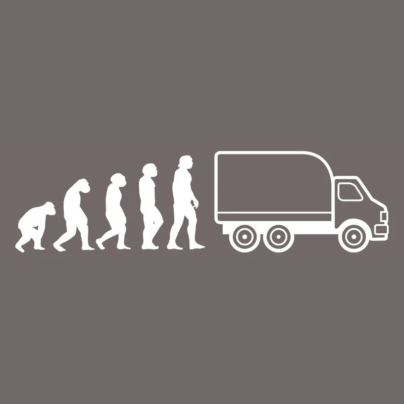 Evolution Lkw Fahrer