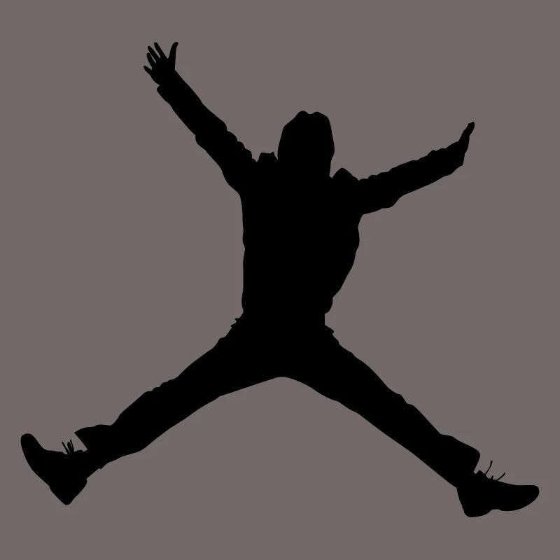 Singer and Dancer Silhouette vector design
