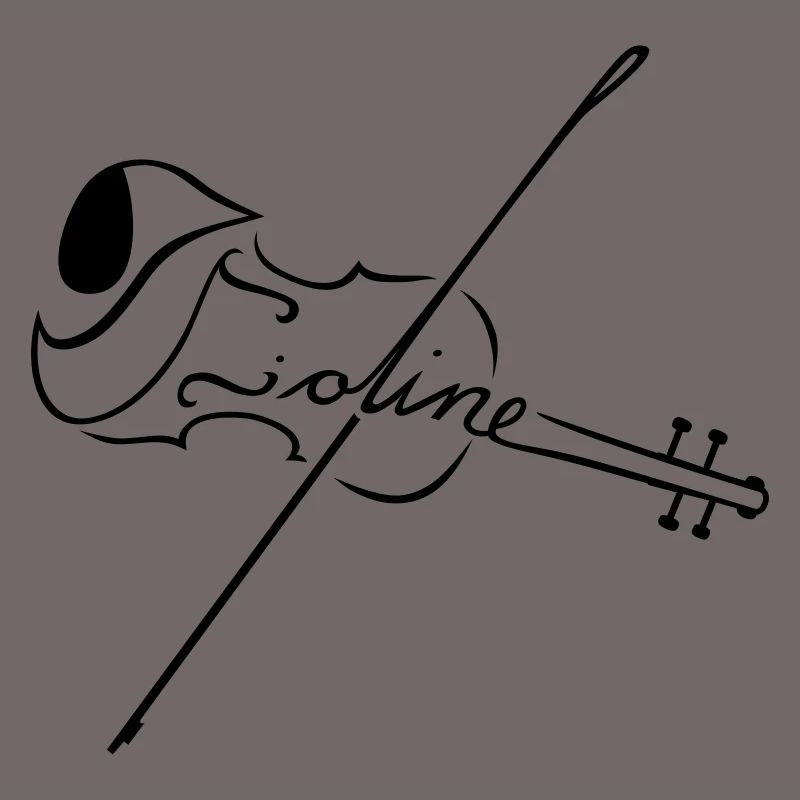 Violine mit Bogen