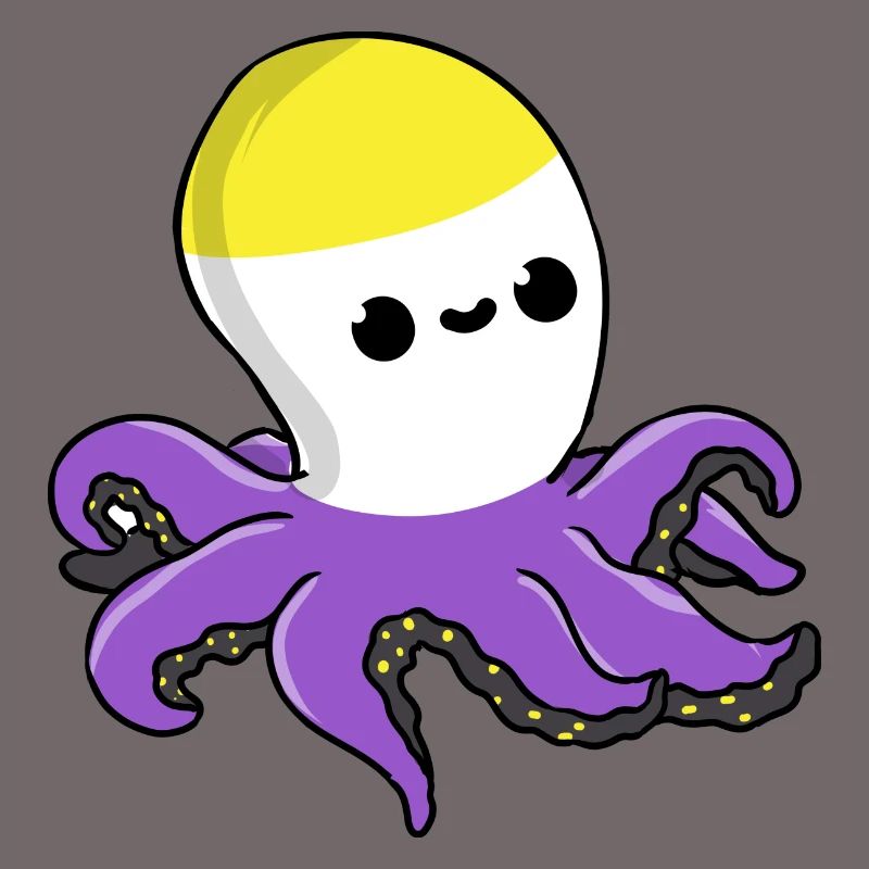 Nonbinary Pride Oktopus Nonbinary Pride