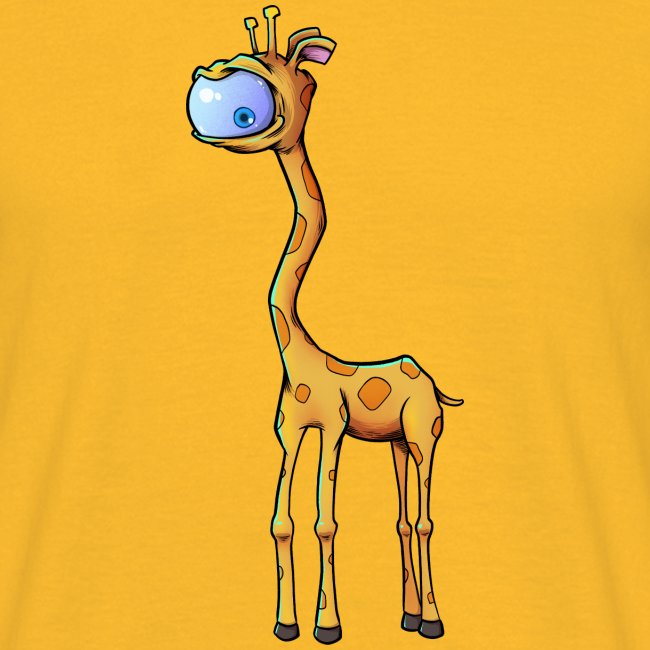 Einäugige Giraffe