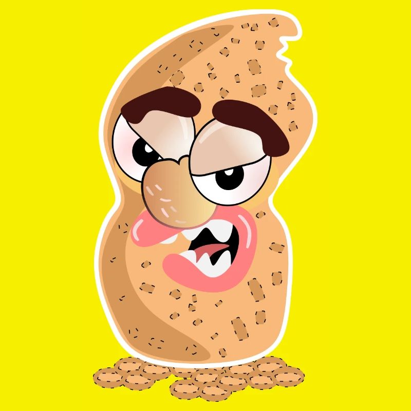 Dessin animé de cacahuète