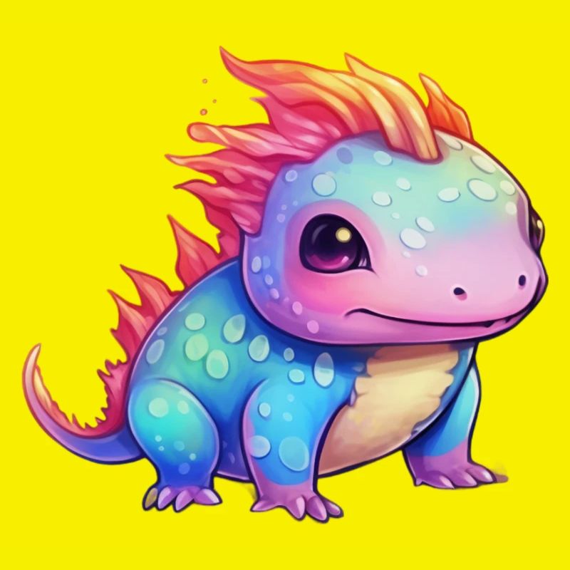 Rainbow Spell - Le mignon Axolotl